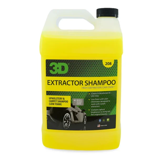 שמפו לשטיחים וריפודים למכונה 3D 208 <br> EXTRACTOR SHAMPOO