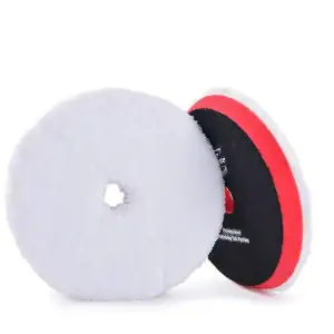 פד מיקרופייבר לבן גב אדום לחיתוך 140 מ"מ DA/RO