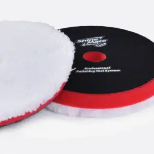 פד מיקרופייבר לבן גב אדום לחיתוך 165 מ"מ DA/RO