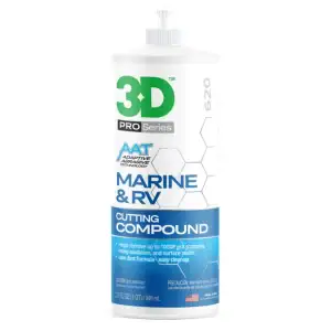 פוליש חיתוך לכלי שיט, פיברגלס, ג'ל קאוט 3D 620 <BR> Marine & RV Cutting Compound