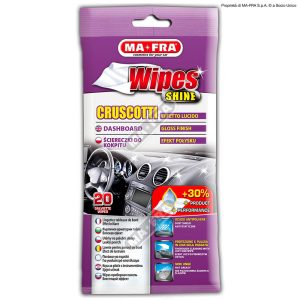 מטלית חד פעמית ללוח מחוונים אפקט מבריק <BR> WIPES CRUSCOTTI LUCIDO
