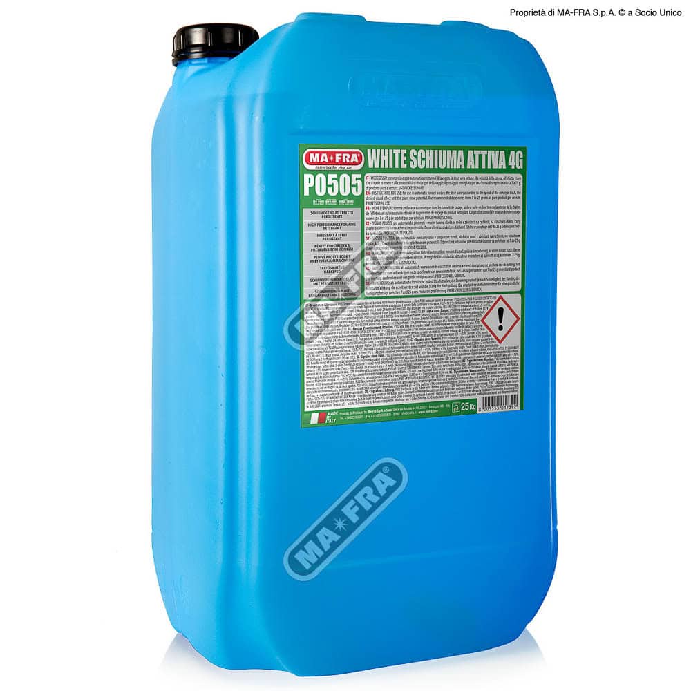 שמפו מקציף אקטיבי אפקט שלג <BR> WHITE SCHIUMA ATTIVA 4G