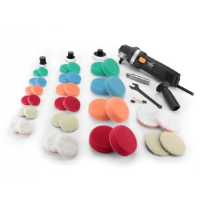 פולישר רוטורי חשמלי 600W וסט אביזרים 1.2", 2", 3" EP803KIT