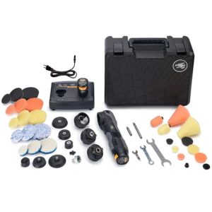 פולישר BL נטען 3 ראשים 2 סוללות 10.8V 2.5Ah מטען מהיר כפול סט אביזרים במזוודה