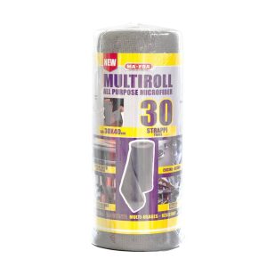 מגבת אפורה MULTIROLL 30PK 180GSM 30X40