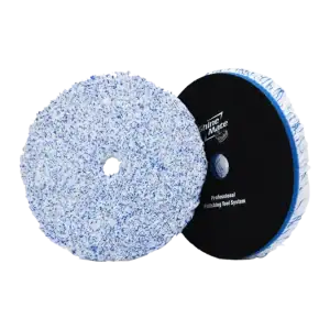 פד מיקרופייבר כחול/לבן גב כחול לחיתוך פוליש ופיניש 159 מ"מ DA