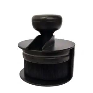 מברשת עגולה שחורה לצמיגים ופלסטיקה CB026